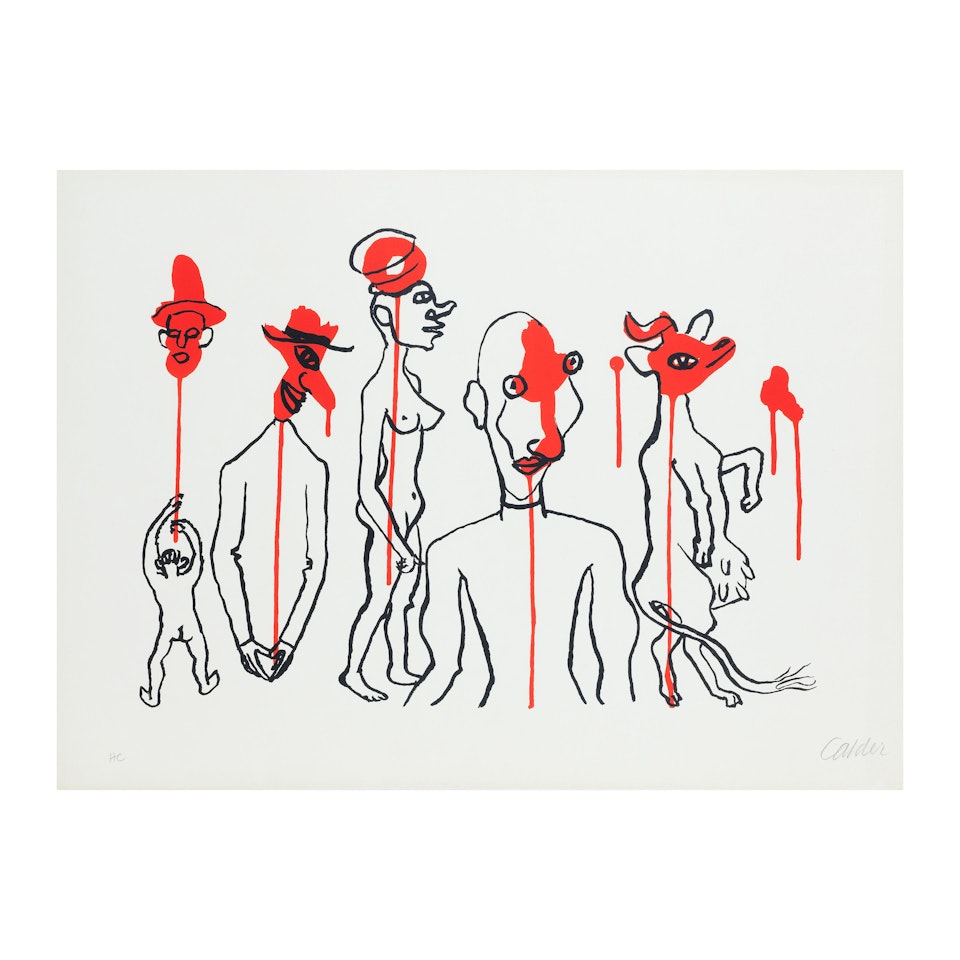 Les Gueules dégoulinantes by Alexander Calder