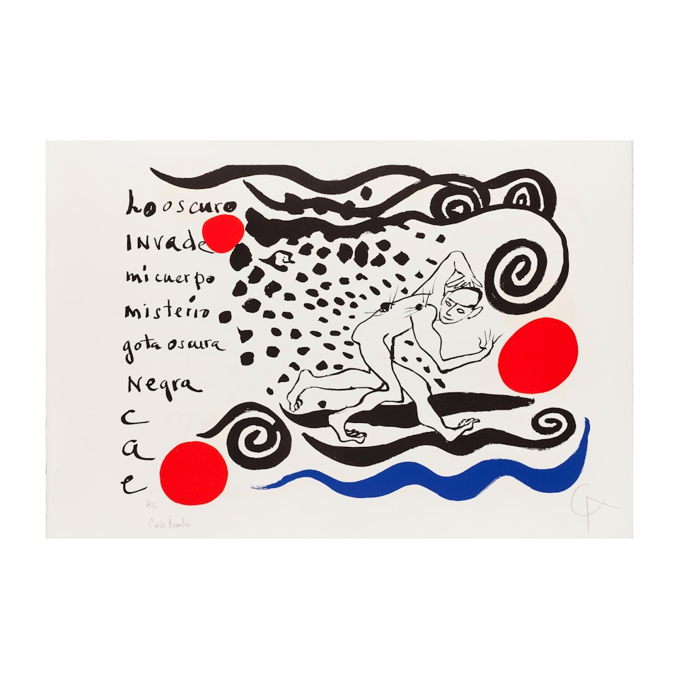 Lo Oscuro Invade by Alexander Calder