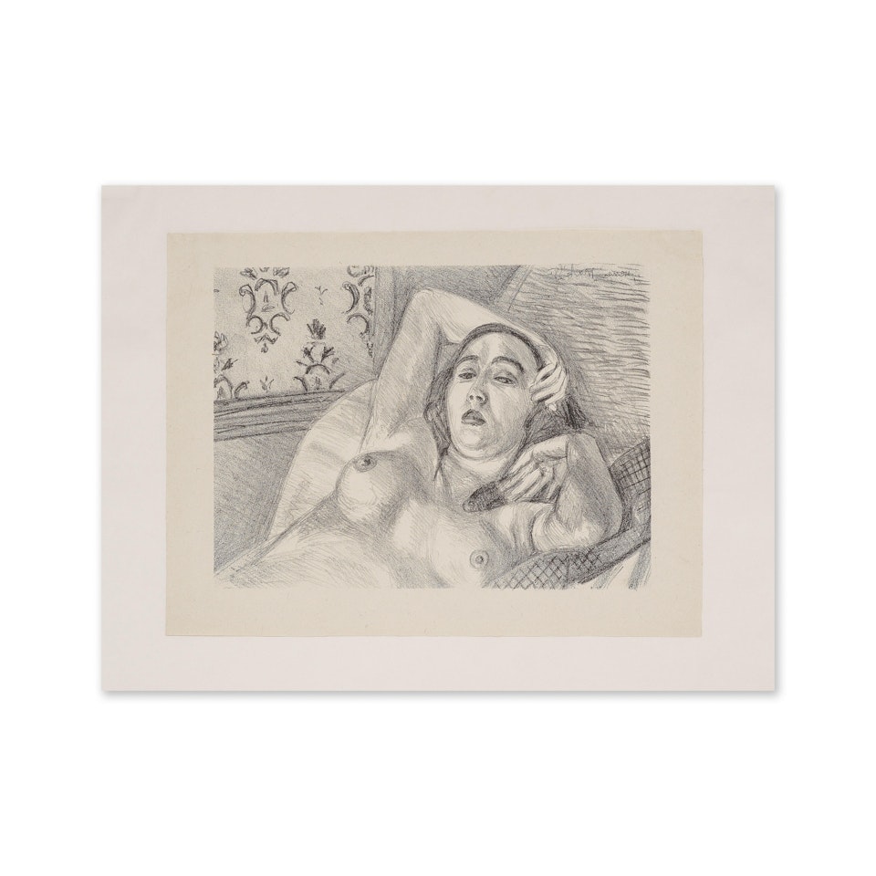 Le repos du modèle; Deuxième état by Henri Matisse