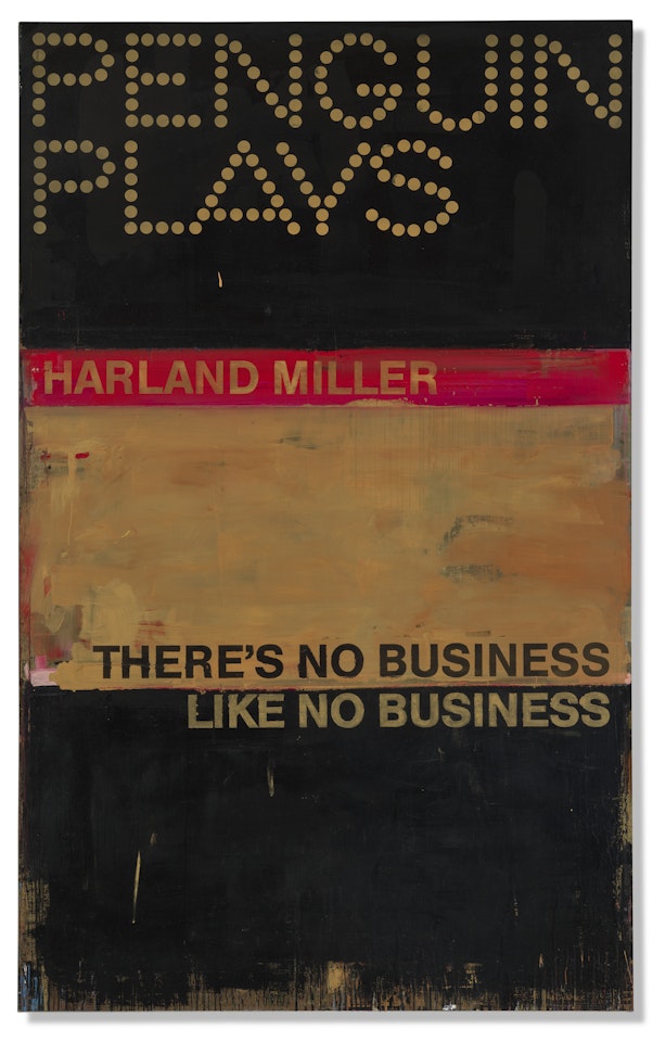 There"s No Business Like No Business by Harland Miller