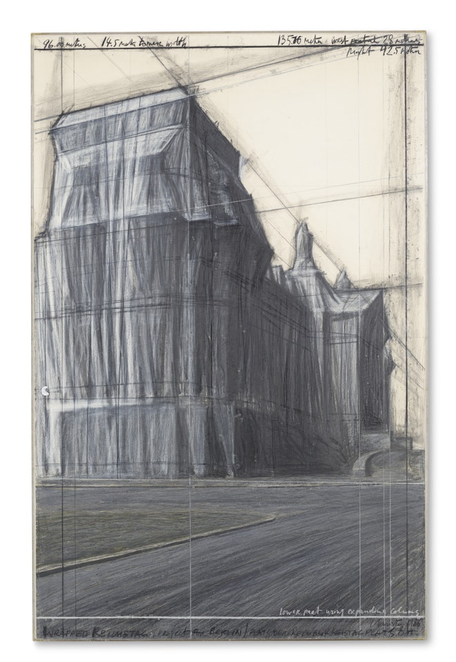 Wrapped Reichstag (Project for Berlin) by Christo