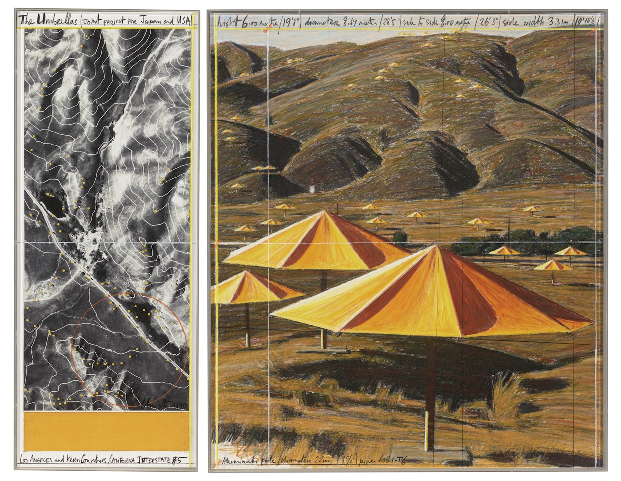 The Umbrellas, Joint Project for Japan and USA by Christo