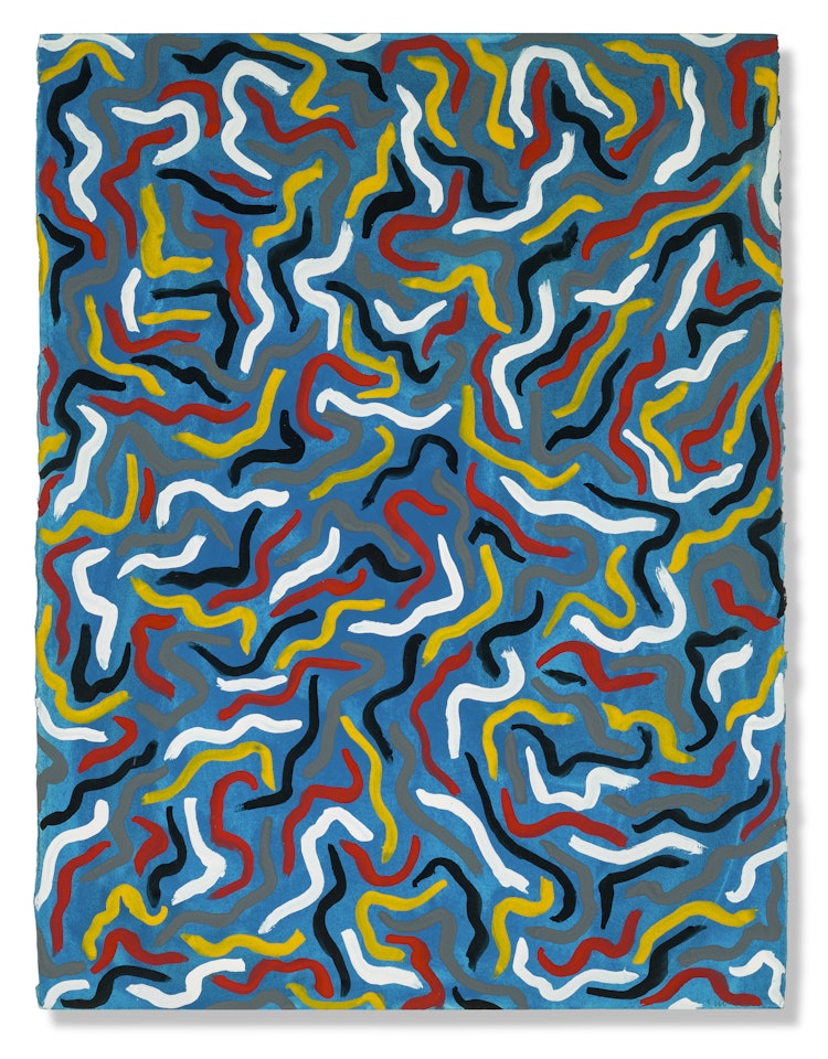 Untitled (Squiggles) by Sol LeWitt