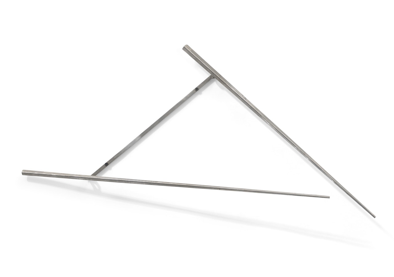 Unstable Triangle Wall by George Rickey