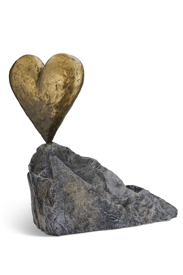Walla Walla Heart on a Rock by Jim Dine