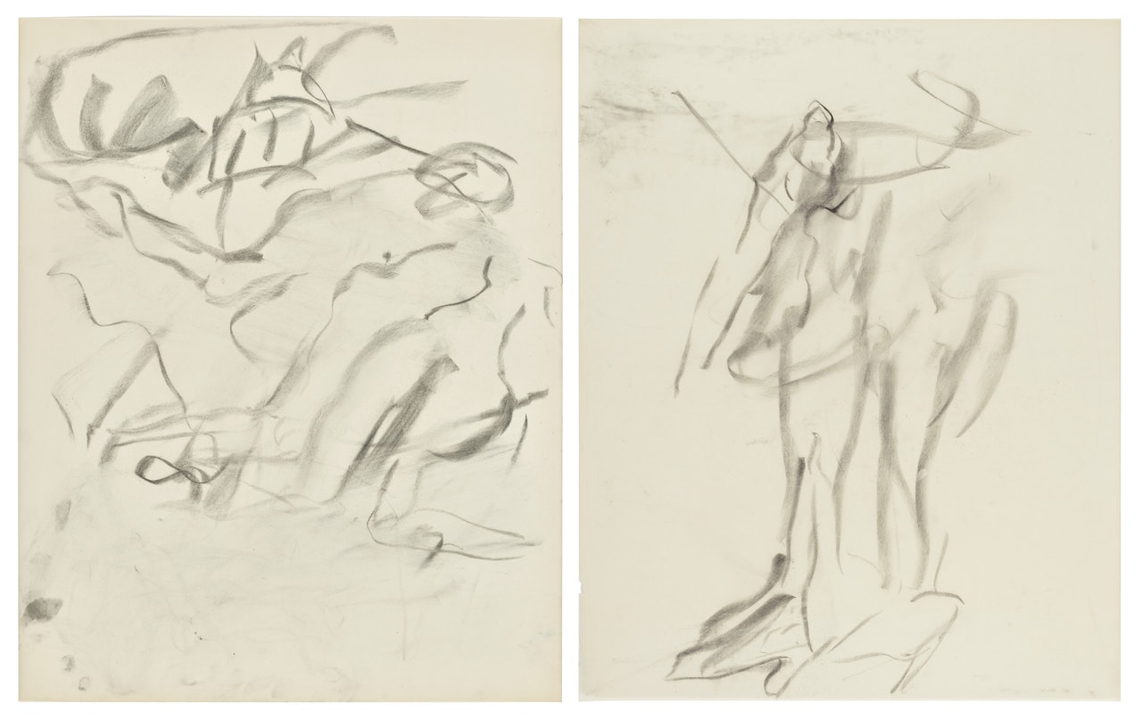 Untitled [Two Works]; Untitled [Two Works] (i) Untitled; (ii) Untitled by Willem de Kooning