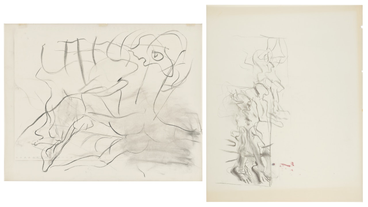 Untitled [Two Works]; Untitled [Two Works] (i) Untitled; (ii) Untitled by Willem de Kooning