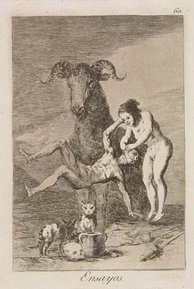 Ensayos * Miren que Grabes! by Francisco José de Goya