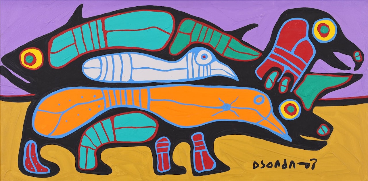 NATURAL ELEMENTS by Norval Morrisseau