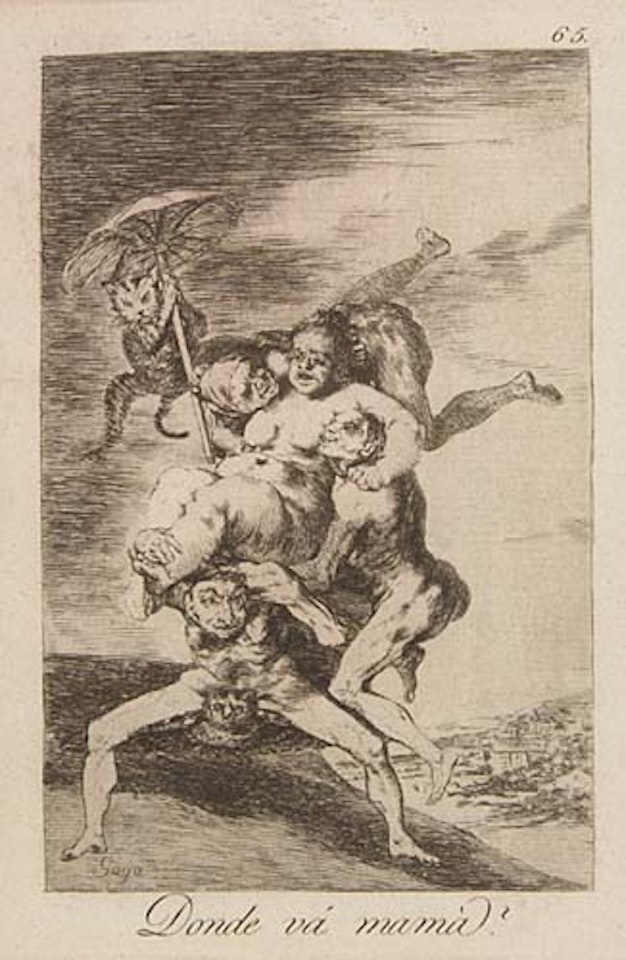 Quien lo Creyera! * Donde vá Mamá? by Francisco José de Goya