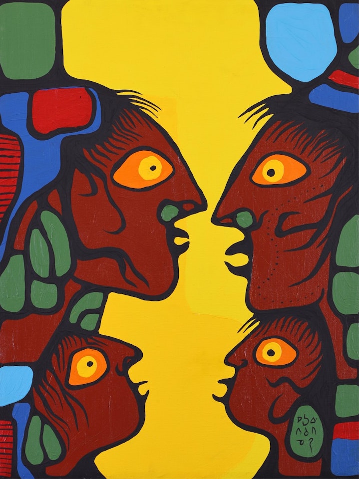 CONVERSATION by Norval Morrisseau