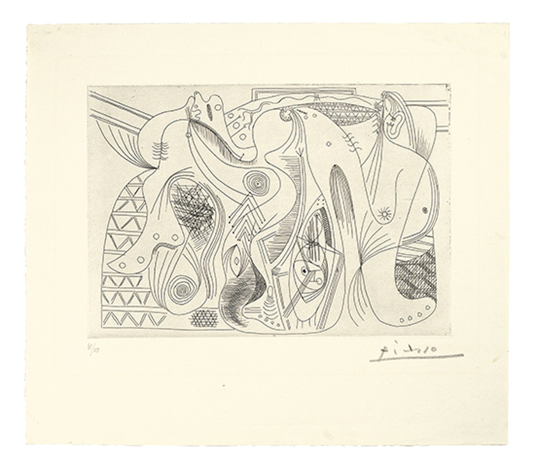 Figures (Bloch 81; Geiser 122 Bb) by Pablo Picasso