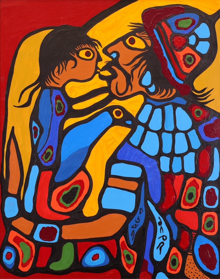 NATIVE COMMUNICATION by Norval Morrisseau