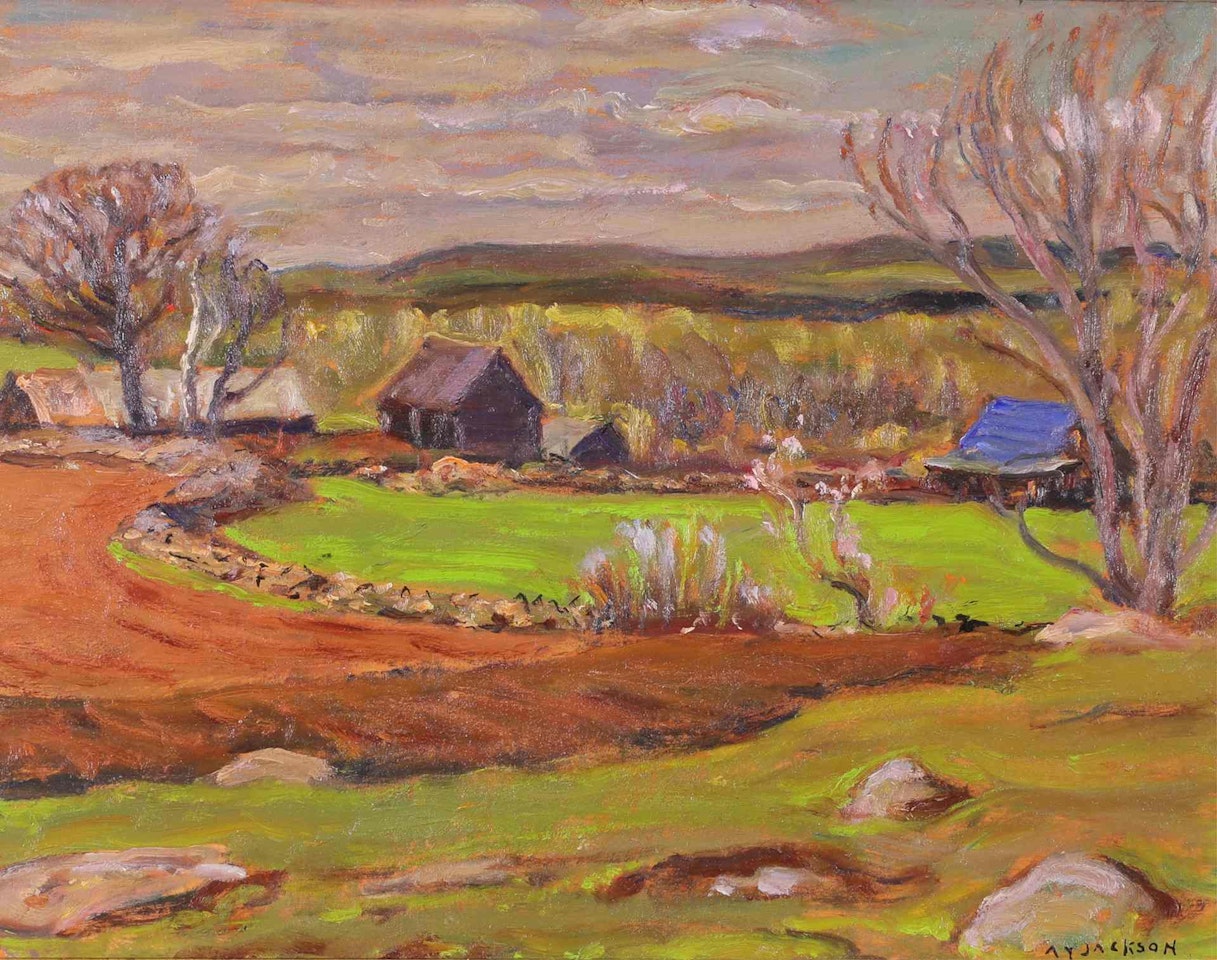 FARM AT CLONTARF, ONT by Alexander Young Jackson