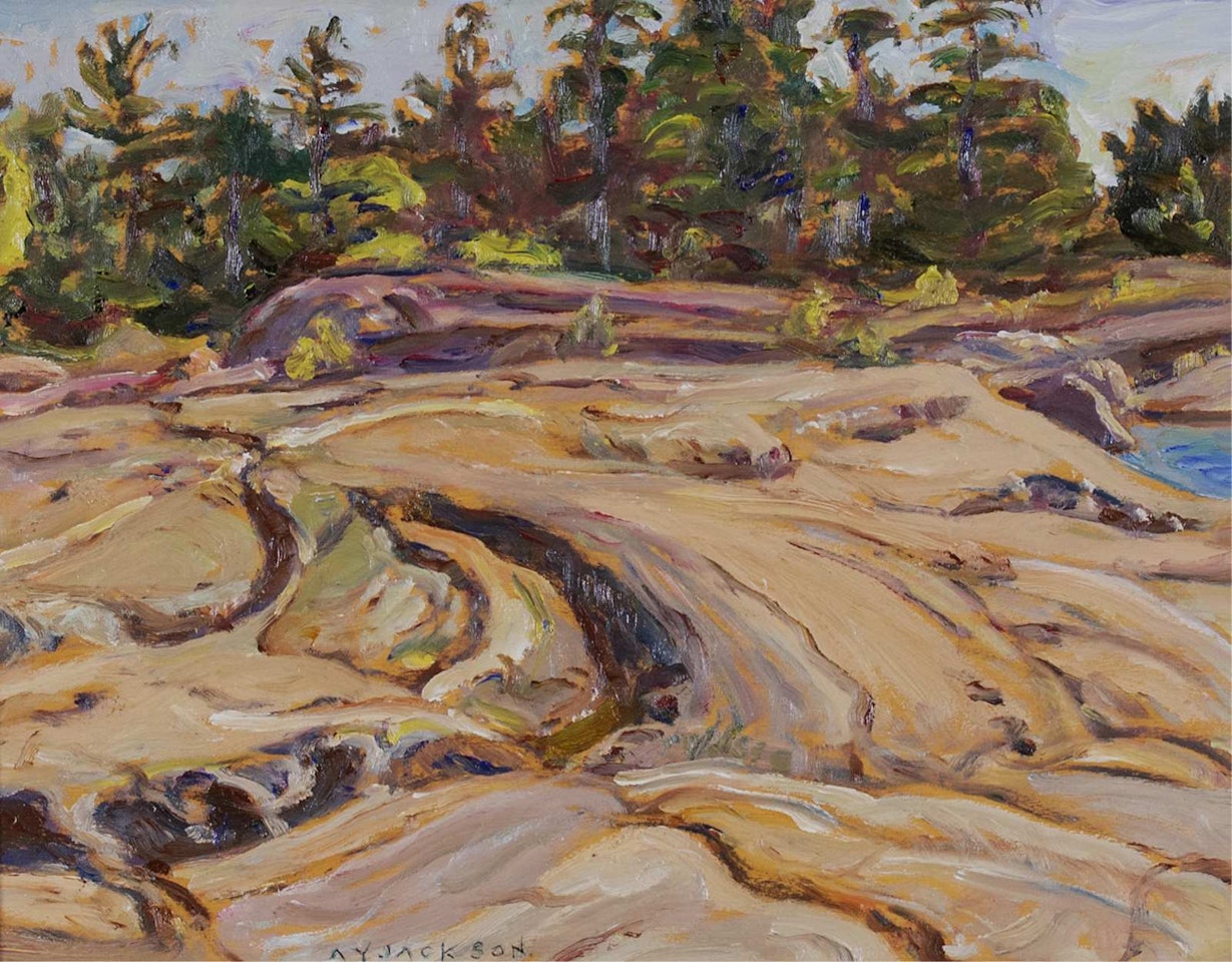 ROCKY ISLAND, GO HOME BAY, ONT. by Alexander Young Jackson