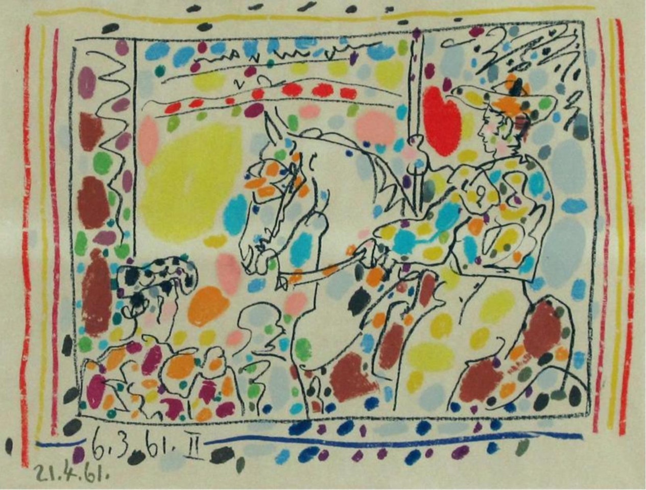 Le picador ii by Pablo Picasso