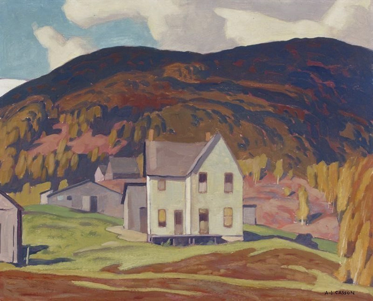 Farmhouse-madawaska by Alfred Joseph Casson