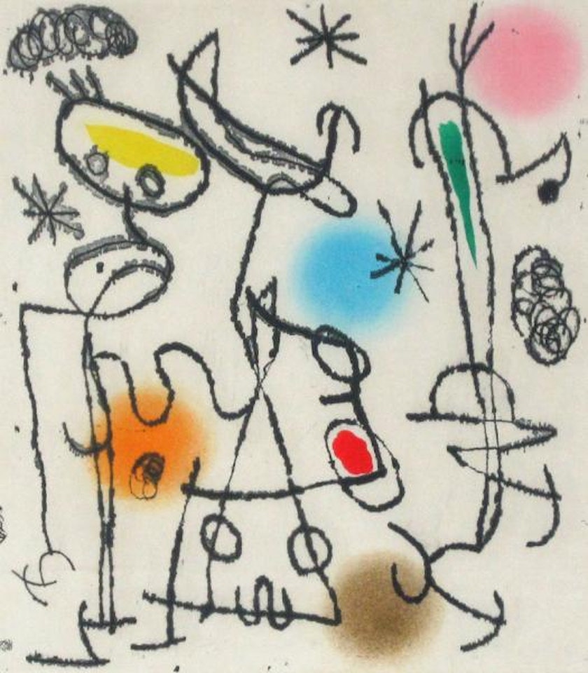 Paroles peintes iii by Joan Miró