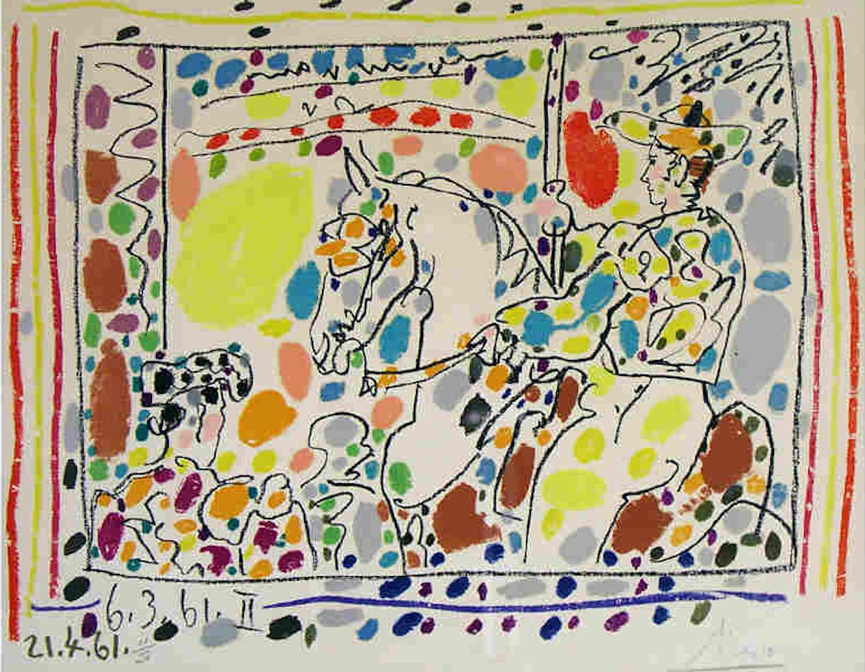 Le picador ii by Pablo Picasso
