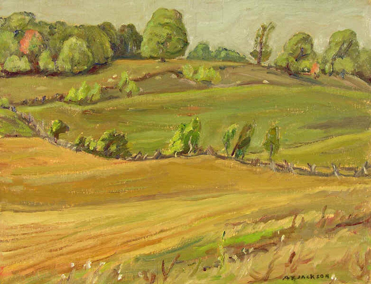 Hills near perth by Alexander Young Jackson