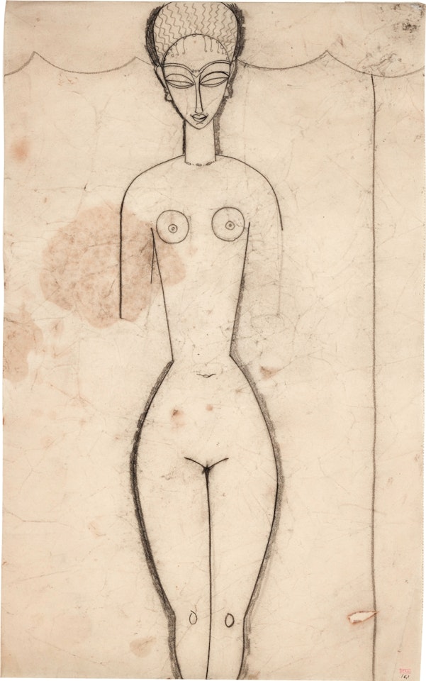 Femme nue de face by Amedeo Modigliani