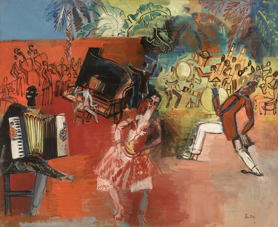 La Revue Nègre au Théâtre des Champs-Elysées by Jean Dufy