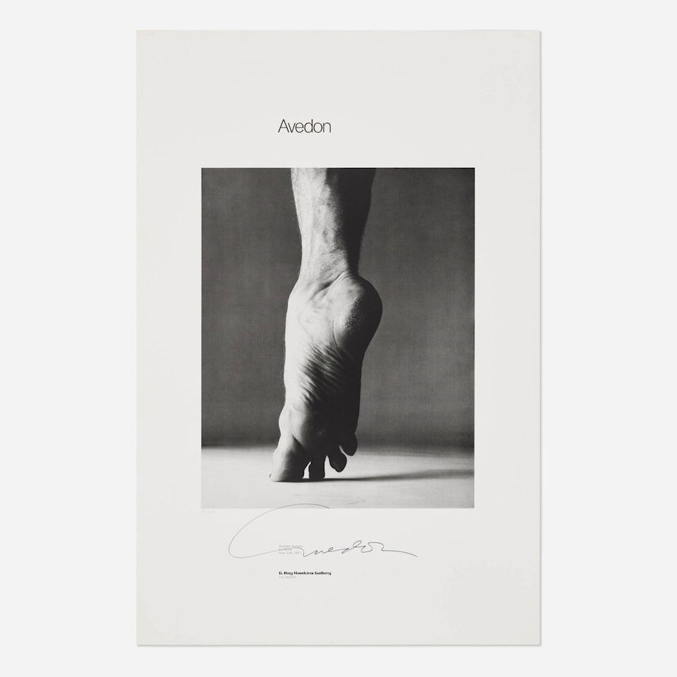 Rudolf Nureyev, En Pointe, New York exhibition poster by Richard Avedon