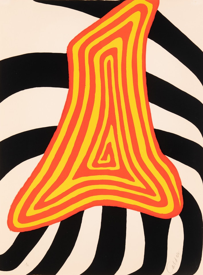 Zèbre Jaune et Zèbre Noir by Alexander Calder