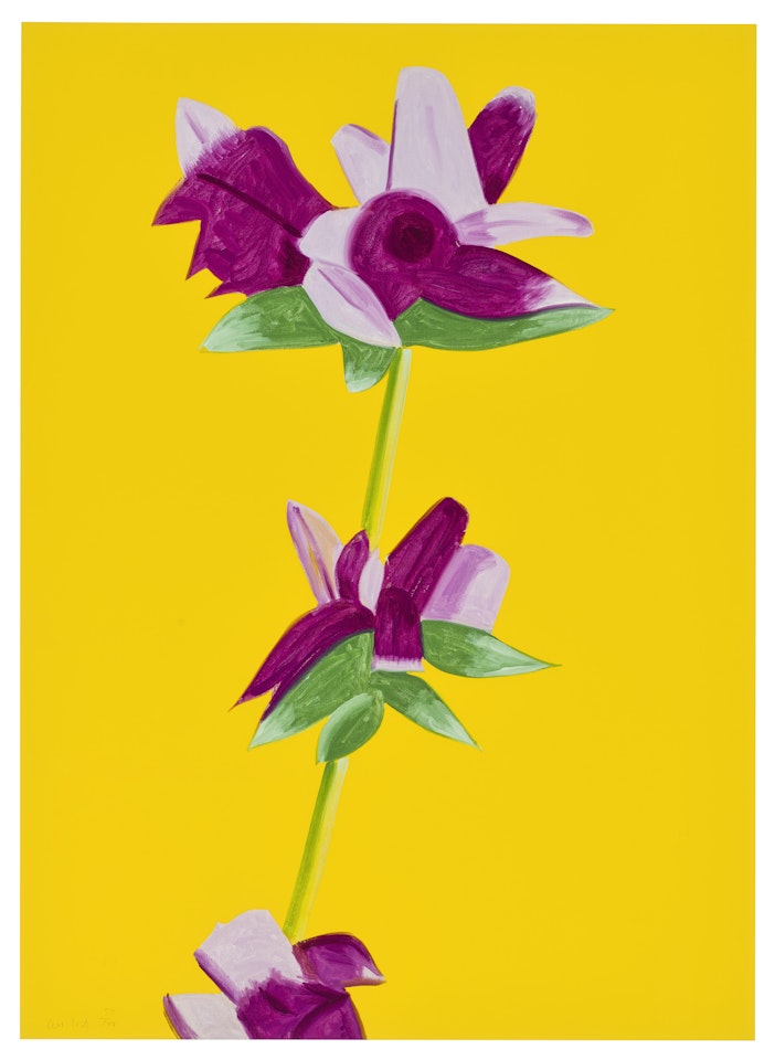 Azaleas on Yellow, from Flowers; Azaleas on Yellow, from Flowers by Alex Katz