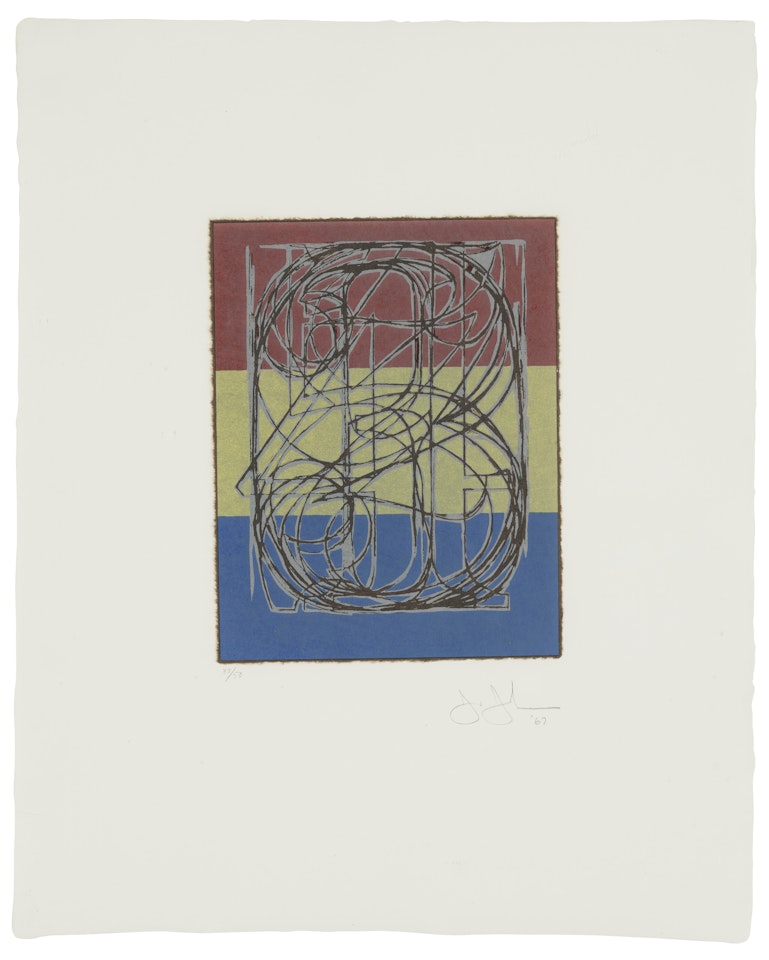 0 through 9 by Jasper Johns