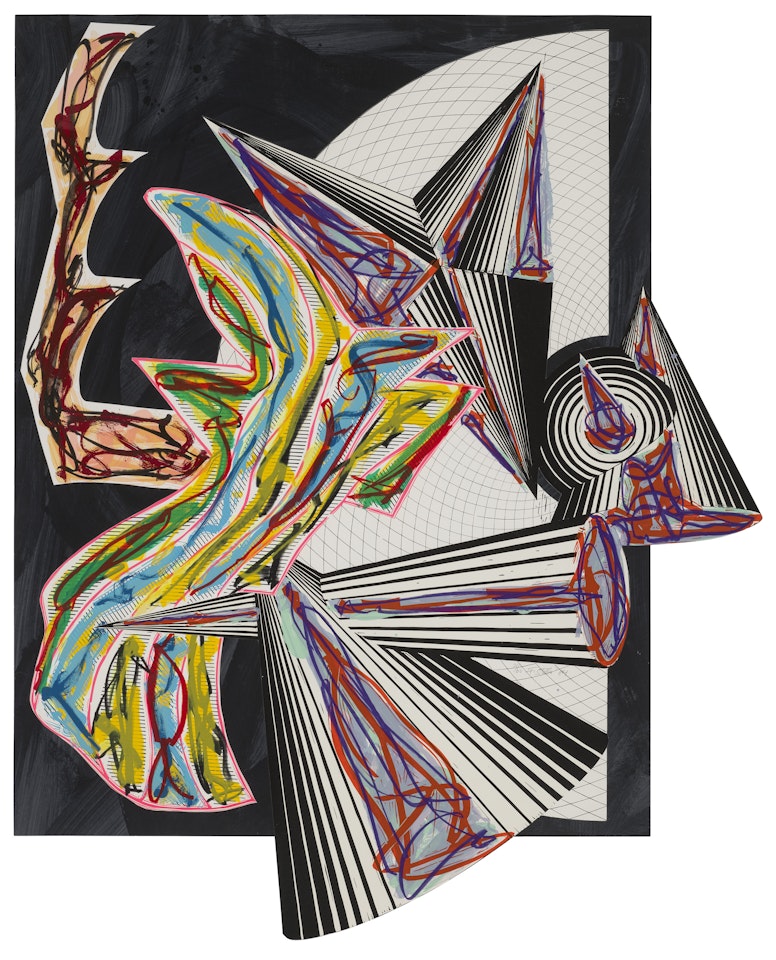 Then Came Death and Took the Butcher, Plate 9 from Illustrations After El Lissitzky"s Had Gadya; Then Came Death and Took the Butcher, Plate 9 from Illustrations After El Lissitzky"s Had Gadya by Frank Stella