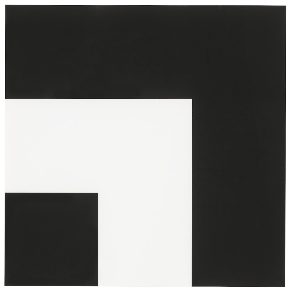 Two Blacks and White by Ellsworth Kelly