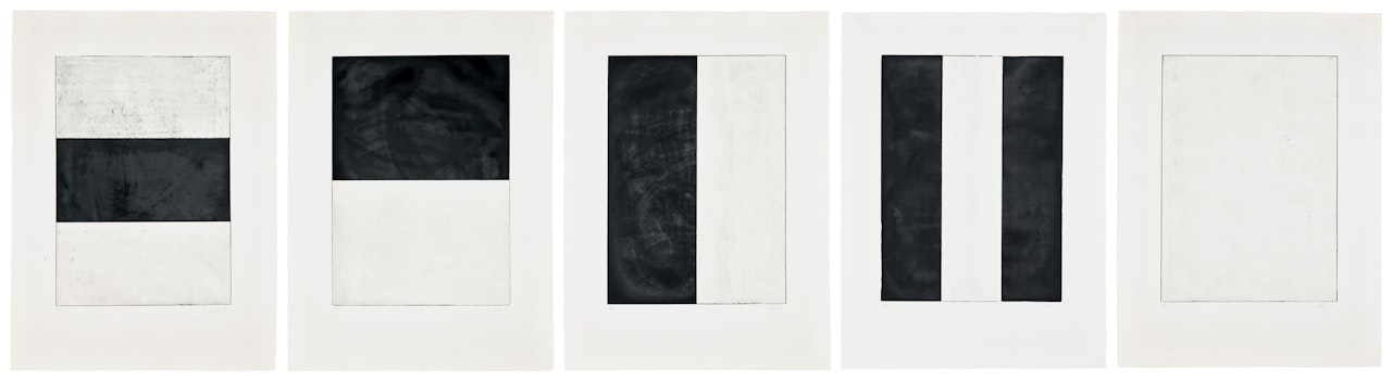 Five Plates by Brice Marden