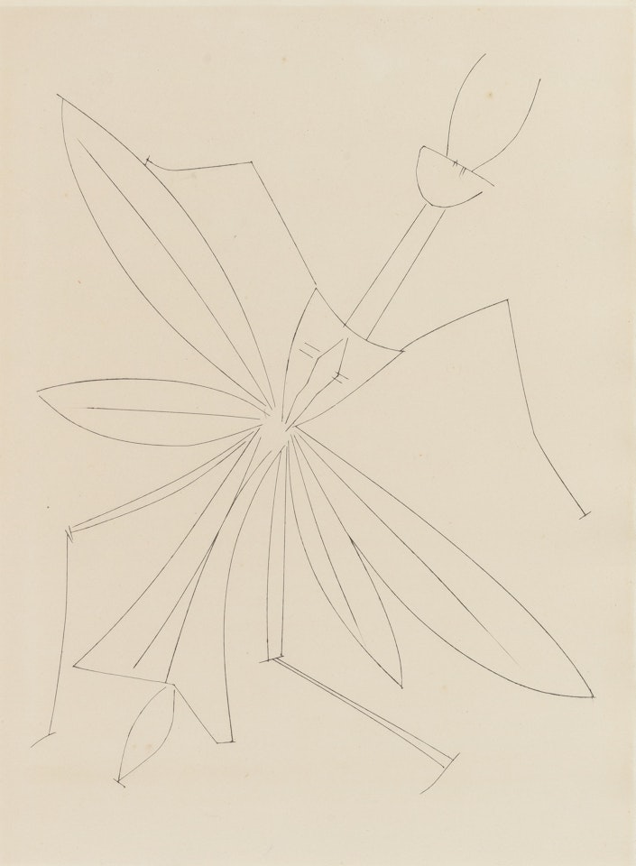 Demoiselle; Femme-Fleur, from Corps Perdu (Cramer books 56, Baer 861 B.d; 864 B.d) by Pablo Picasso