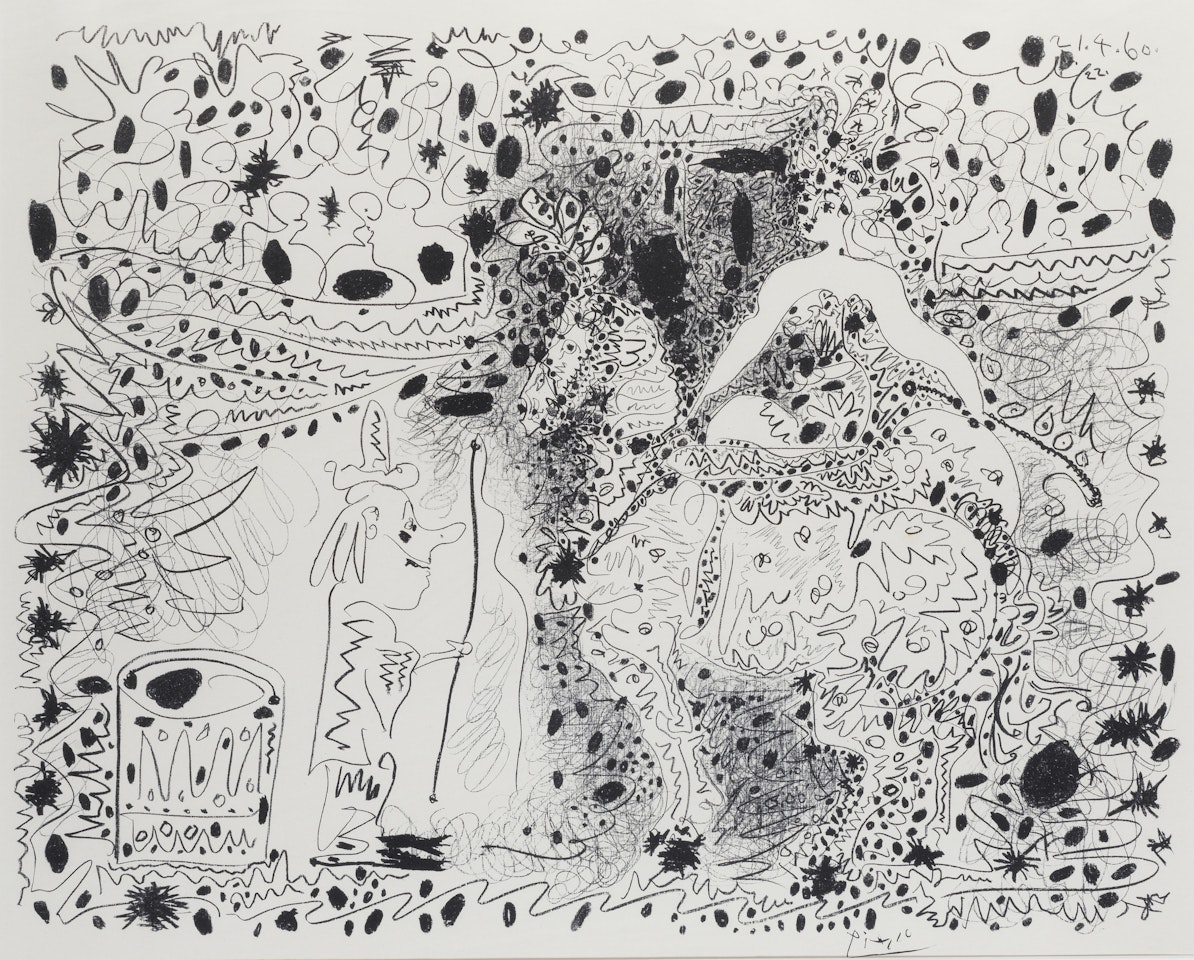L"Ecuyère (The Horsewoman) (Bloch 999, Mourlot 333) by Pablo Picasso