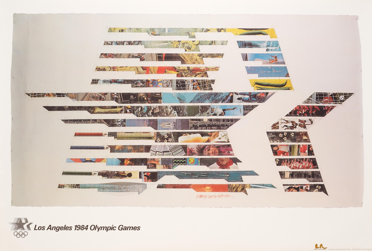 Los Angeles 1984 Olympic Games (not in Gundel) by Robert Rauschenberg