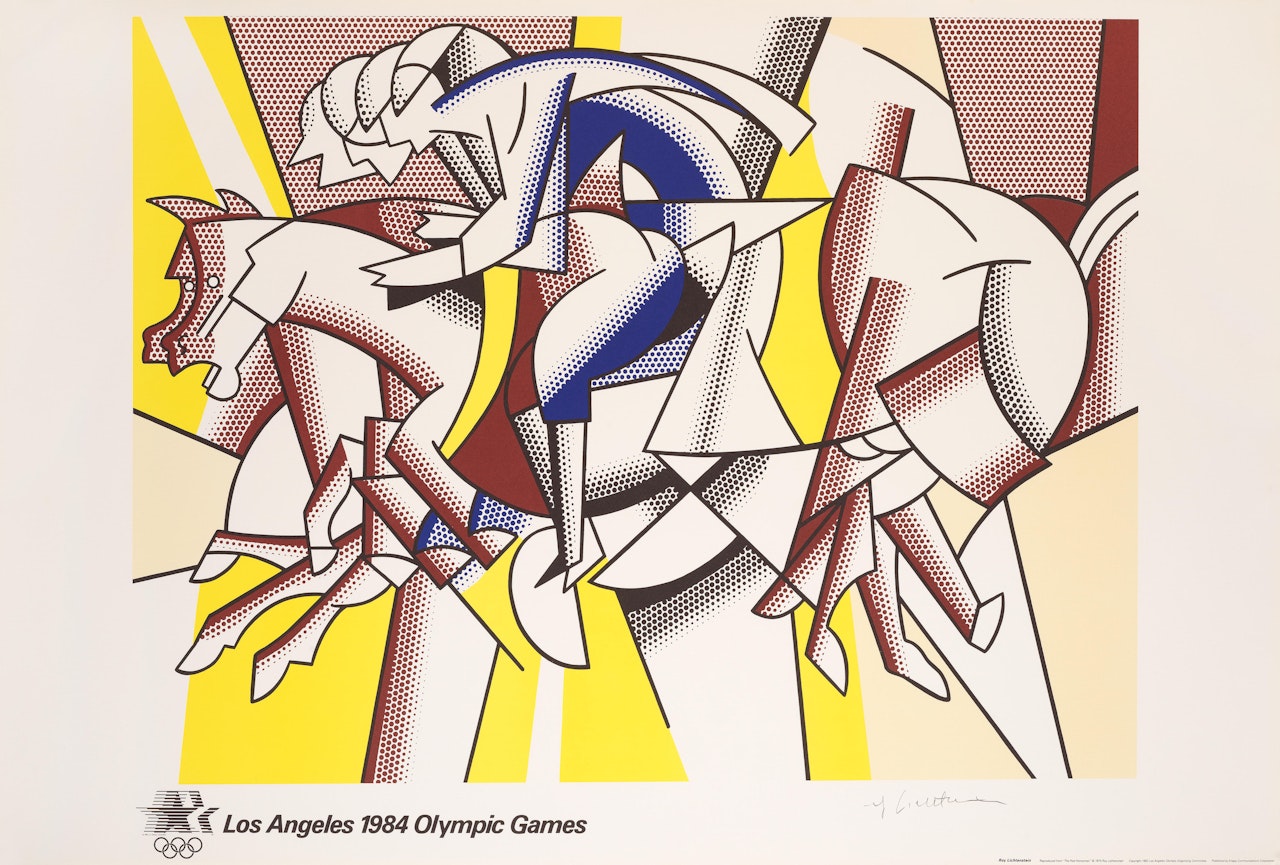 Los Angeles 1984 Olympic Games (Döring & Van der Osten 41) by Roy Lichtenstein