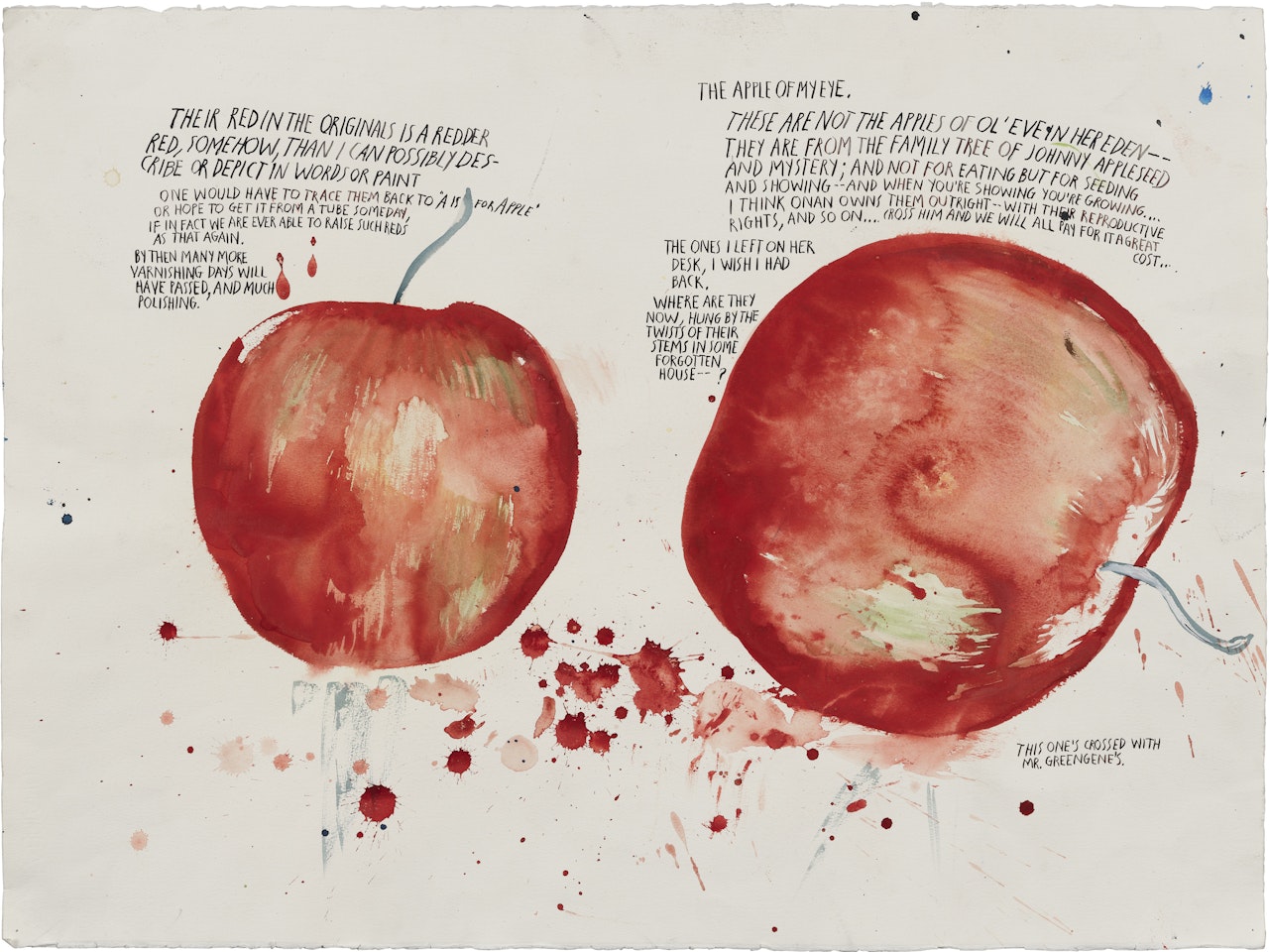 No Title (The Apple of my Eye) by Raymond Pettibon