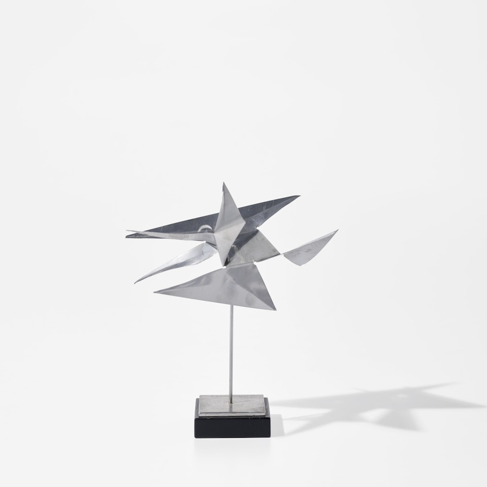 Pivoted Folds (Cubist) by George Rickey