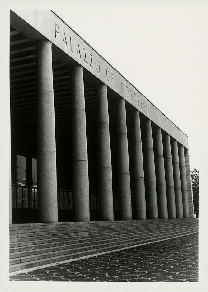 Palazzo della Civilta Italiana; Palazzo dei Congressi; 2 architectural photographs by Günther Förg