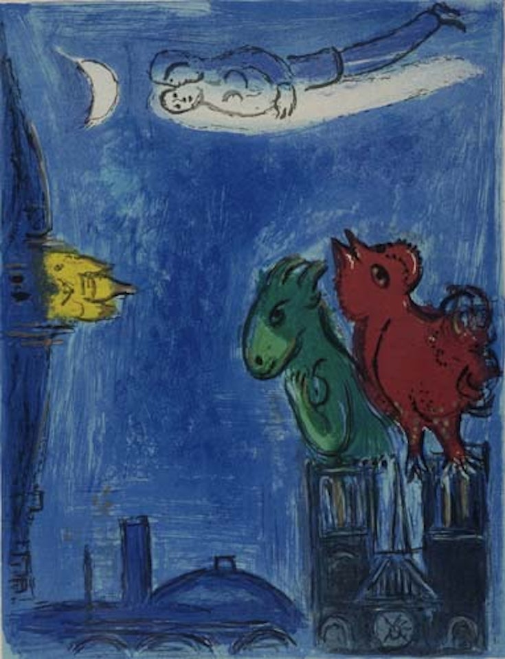 Les Monsters de Notre-Dame by Marc Chagall