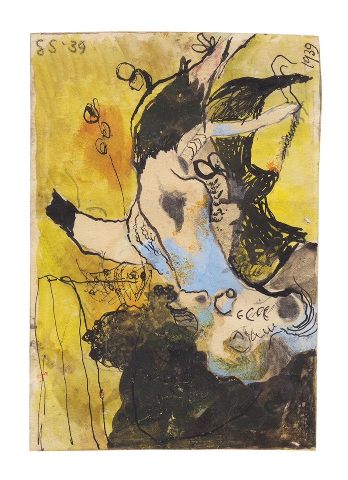 Gorse on a Sea Wall by Graham Sutherland