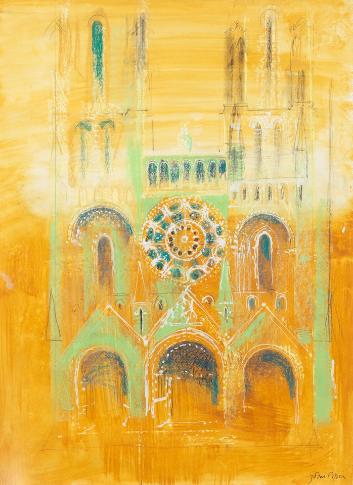 Laon Cathedral by John Piper