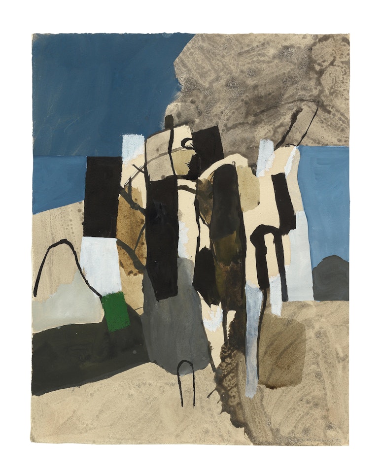 Landscape with Standing Forms by Keith Vaughan