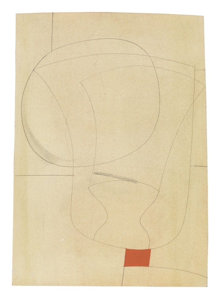 Feb 63 (peg top) by Ben Nicholson, O.M.