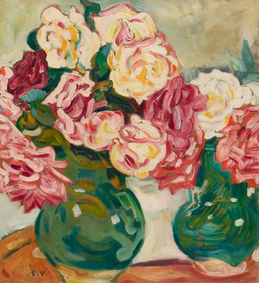 Deux vases de roses by Louis Valtat