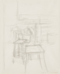 Deux tabourets dans l"atelier