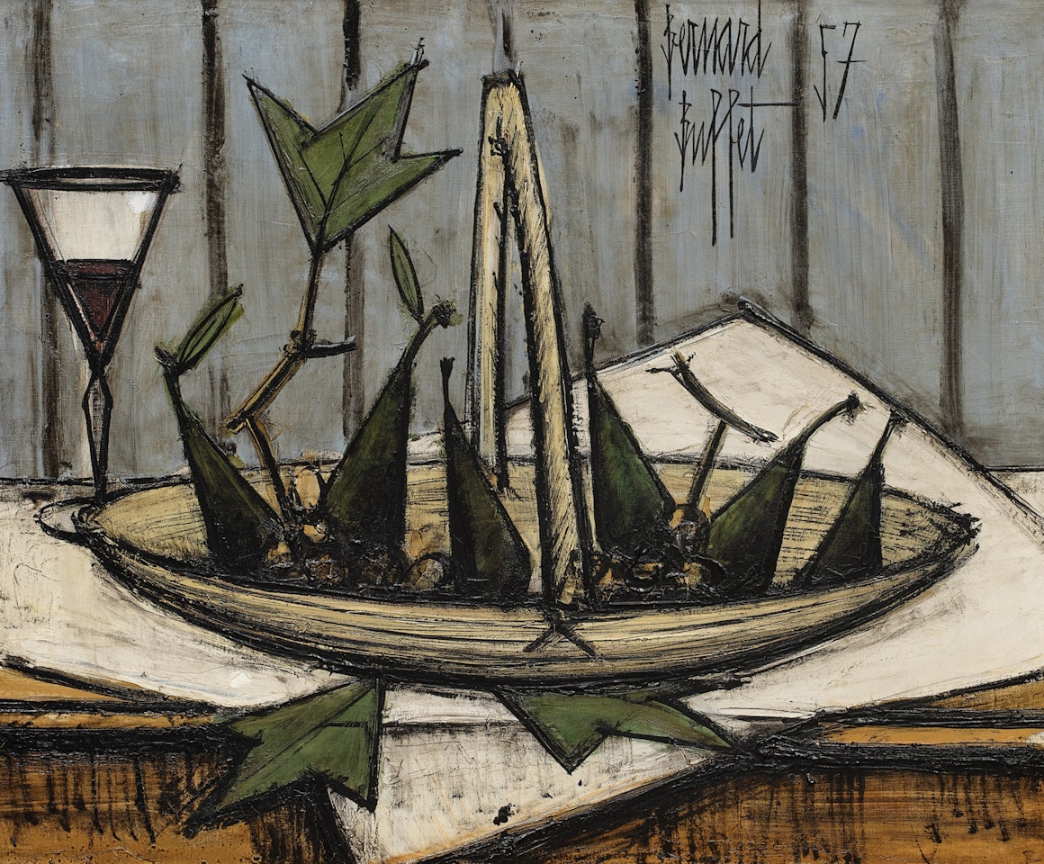 Nature morte au panier de poires by Bernard Buffet