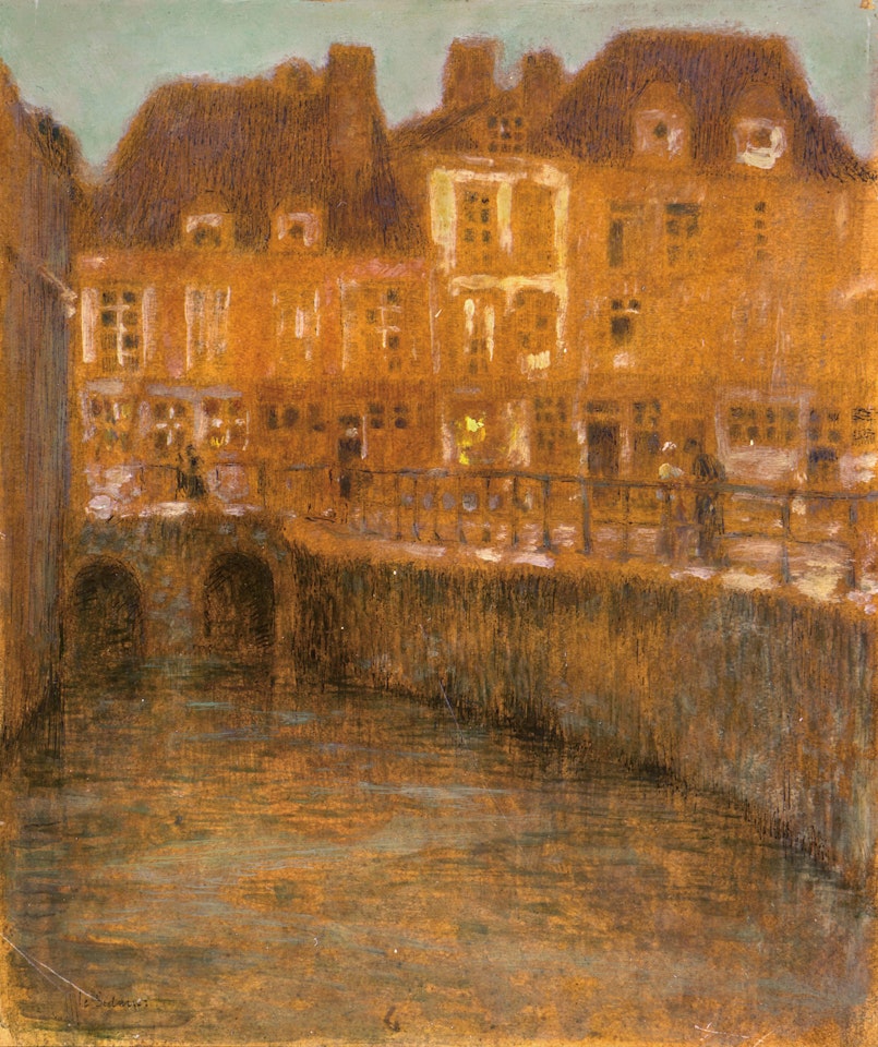 Le Canal ou Le Soir by Henri Le Sidaner