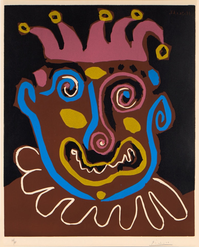 Le Vieux Bouffon (Bloch 1152; Baer 1338) by Pablo Picasso
